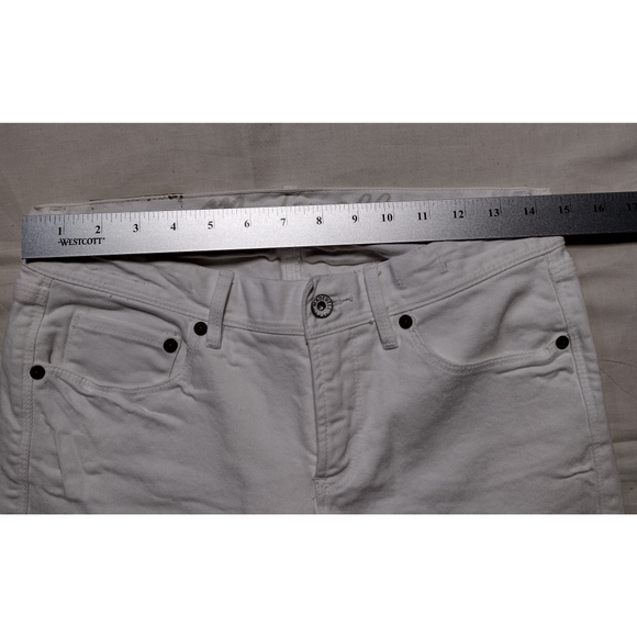Madewell ankle zip crop white jeans size 27 - Picture 9 of 16